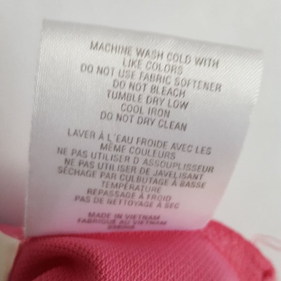 Adidas Men's Climalite Golf Shirt XXL Pink Short Sleeve Collar - Picture 9 of 10